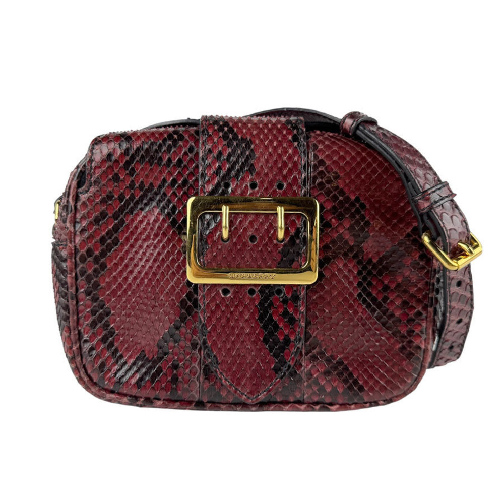Burberry Shoulder Bag Red Python Leather - image 1